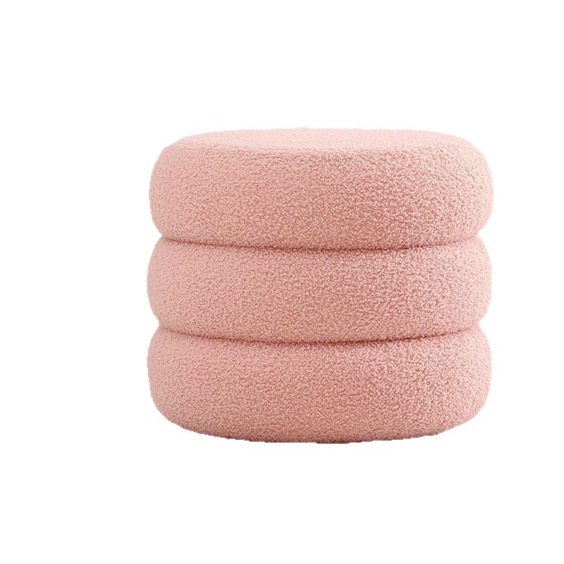 Taburete de macarón decoración de sala de estar taburete de mesa de té taburete de pie de puerta de cambio de zapatos lindo banco de niños