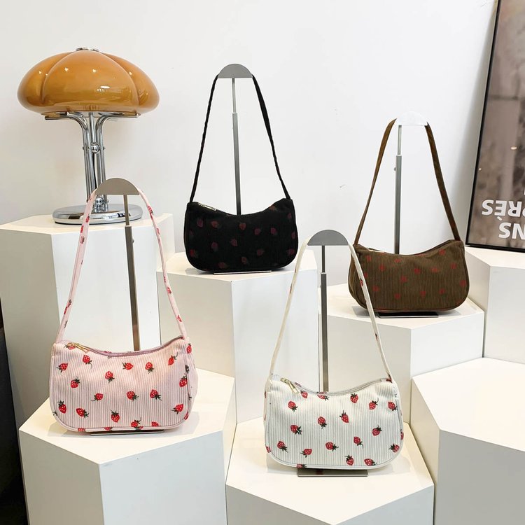 Bolsa de velcro de alto valor para mujeres 2024 nueva moda bolso de brazo de moda para mujeres coreanas bolso de hombro de chicas extranjeras