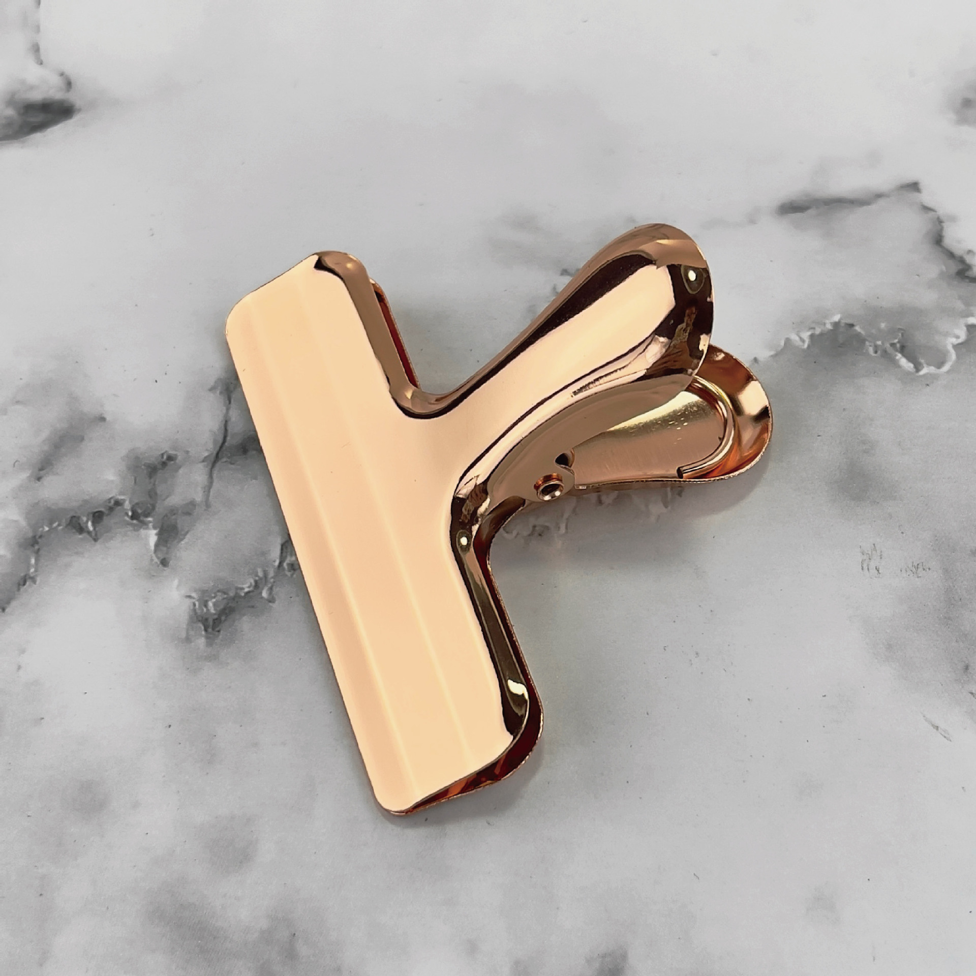 零食封口夹不锈钢电镀夹食物夹文件票据夹厨房夹工具实用小零食袋