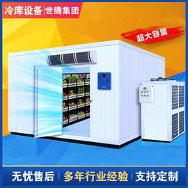 全套冷库制冷设备低温速冻海鲜果蔬保鲜冷藏库活动冷冻室小型冷库
