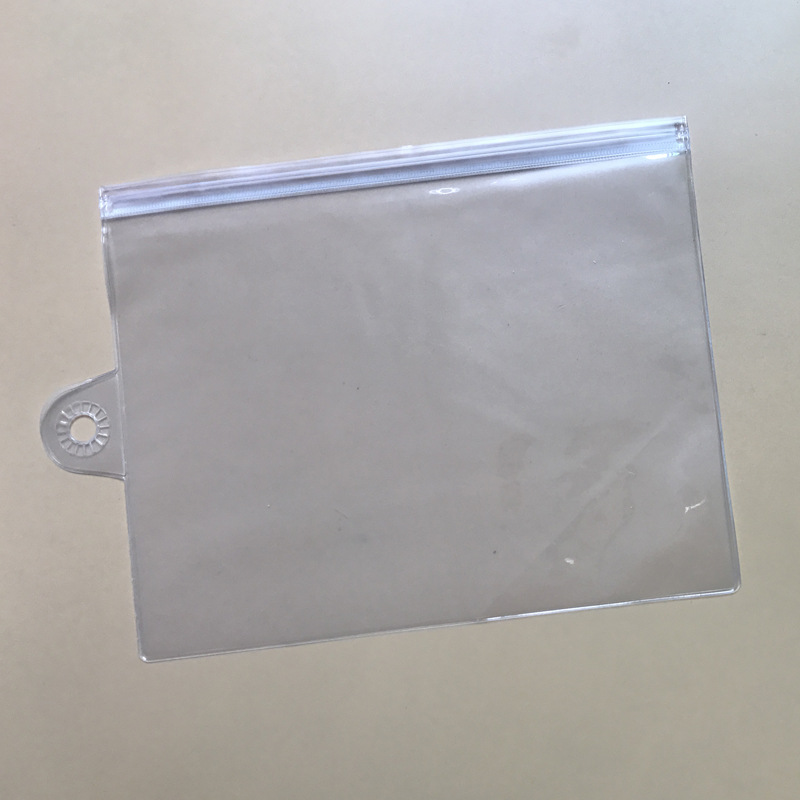厂家供应pvc拉链袋 大号文件袋 凹凸扣自封袋 一面磨砂一面透明