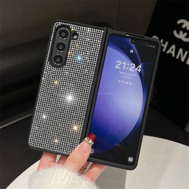 适用三星Zfold7手机壳水钻galaxy zfold6折叠屏奢华w24满钻保护套