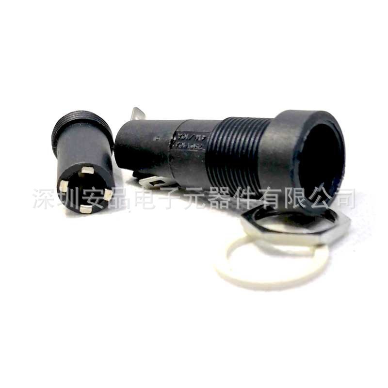 保险丝座OP520 5*20保险管座 十字型保险座 10A250V 面板安装FUSE