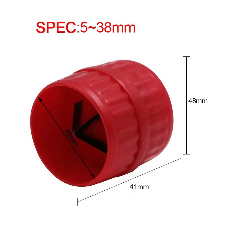 Cepillo de batería cuatro en uno Cepillo de tubo de cobre de doble cabeza Cepillo de limpieza de eliminación de óxido Tubo de desbarbado Herramienta de biselado tubular redondo