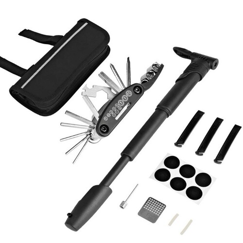 Bicycle repair tool kit tire pump repair wrench set mountain bike combination tool repair tool