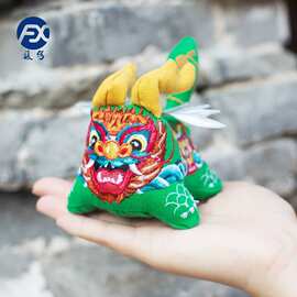 貔貅麒麟龙虎狮子瑞兽中秋节刺绣香包 挂件香囊手工荷包香袋成品
