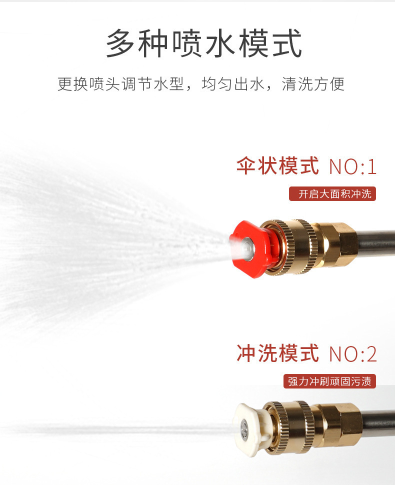 Car wash water gun wireless high-pressure car wash artifact charging portable household electric car washer lithium electric watering wholesale