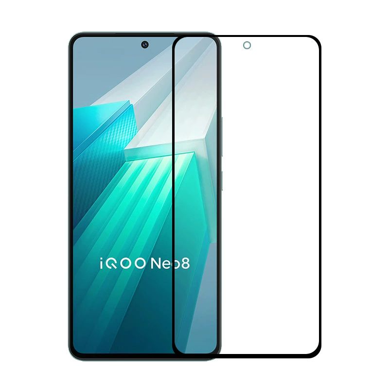 Применимо к vivo IQOONEO8/8PRO защитная пленка с полным экраном полноразмерное покрытие V2301A HD антисклейка черная кайма