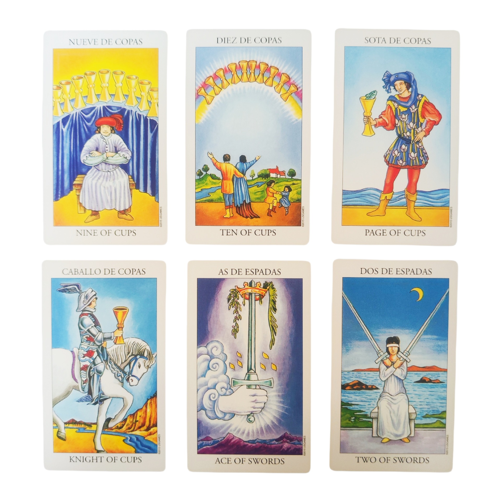 Bilingual Spanish-english Tarot Deck With Instructions Party Game_voghion.com