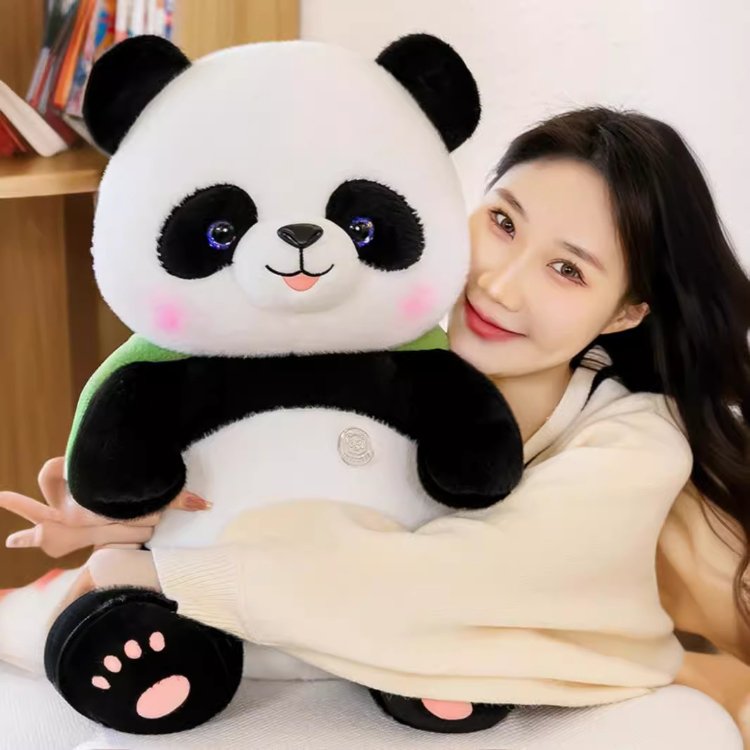 2024 Creative Panda Dragon Treasure Doll Niños Niños y niñas Dormir Apahener Abrazando Oso Zodiac Dragon Regalo de cumpleaños