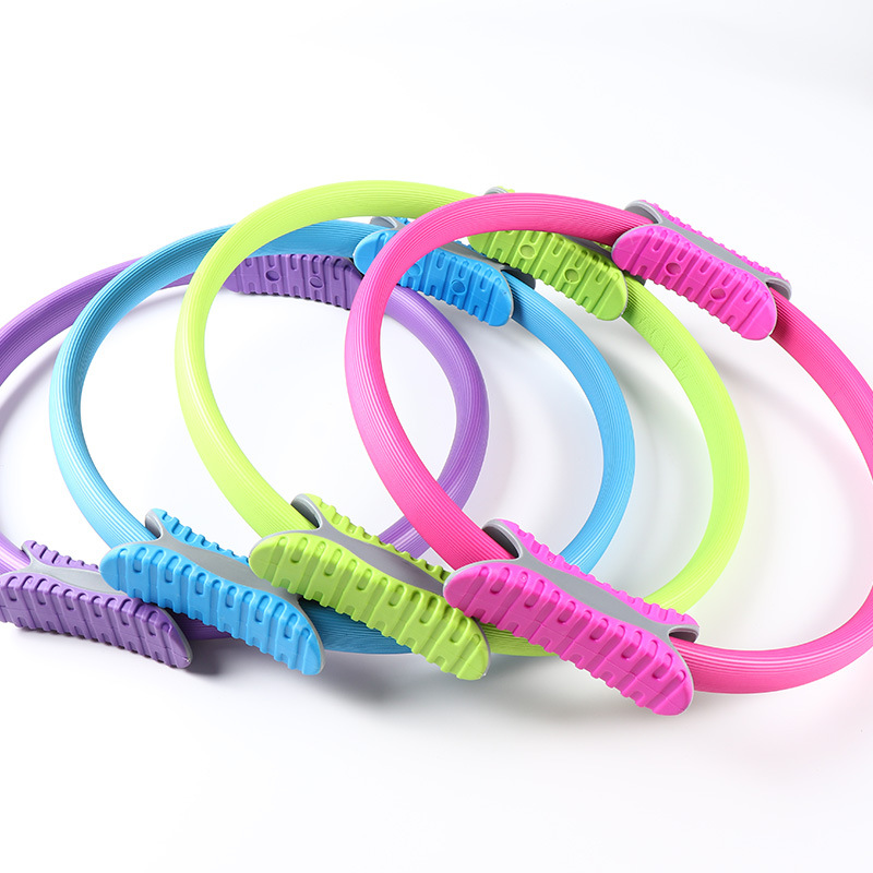 Rueda de yoga ergonómica – aro de pilates para estiramiento de espalda, anillo de fuerza auxiliar para ejercicios