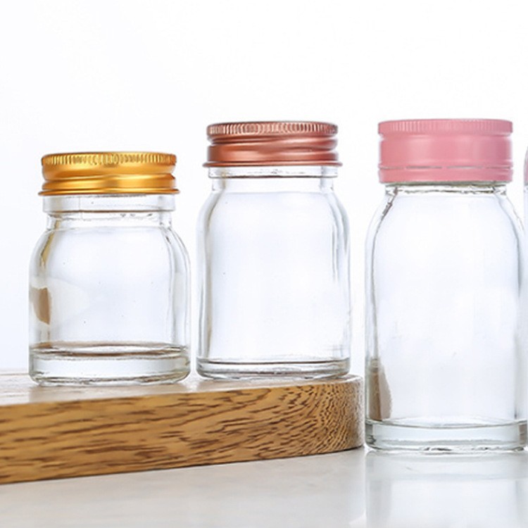 30ml小燕子蜂蜜瓶高脖燕窝瓶果酱瓶透明耐高温圆瓶小瓶玻璃瓶