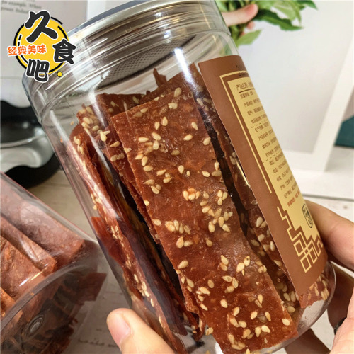 Sunlight Crispy Pork Jerky, Crispy Canned 108g Crispy Meat Snack, Original Sesame Flavor, Specialty Meat Snack for Wholesale