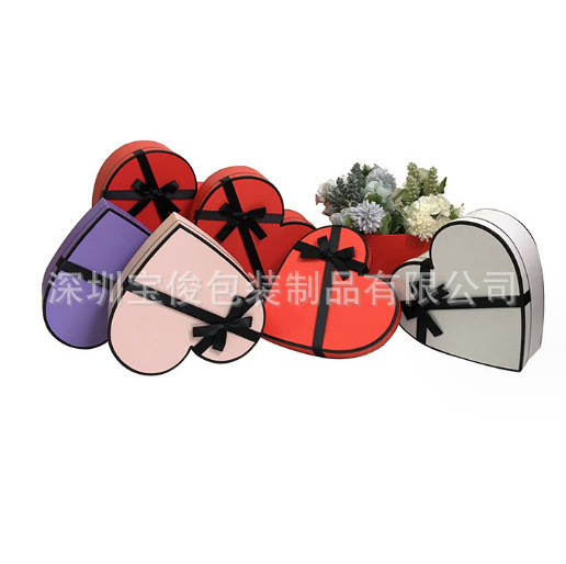 Fabricante caja en forma de corazón de color caja de forma especial caja cuadrada de cartón caja hexagonal caja pentagonal embalaje de regalo