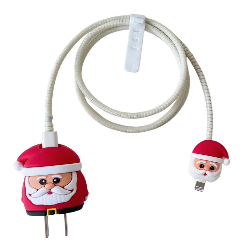 Apple Anker 35W 充電ヘッド保護カバー バイトワイヤー ロープ クリスマスに適したクロスボーダー人気のクリスマスシリーズ|undefined