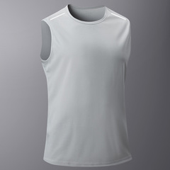 夏のメンズアウトドアスポーツベストベストノースリーブルーズTシャツクロスボーダーヨーロッパサイズ薄手速乾フィットネスTシャツ
