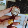 Square fashionable quartz women's watch for leisure, Korean style, European style, simple and elegant design