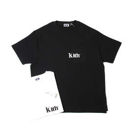 Kith潮牌黑色圆领短袖T恤男宽松休闲纯棉情侣款夏季美式街头印花