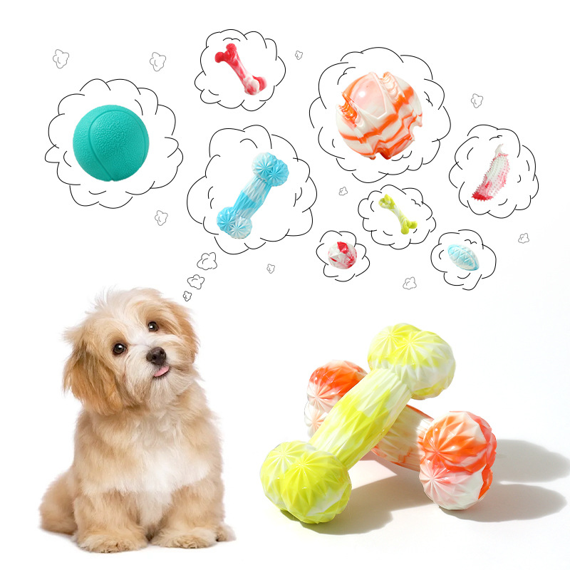 Nuevos productos juguetes para perros grandes, palos molares, juguetes de bolas de hueso de simulación, mordeduras de cachorros, suministros de juguetes para mascotas