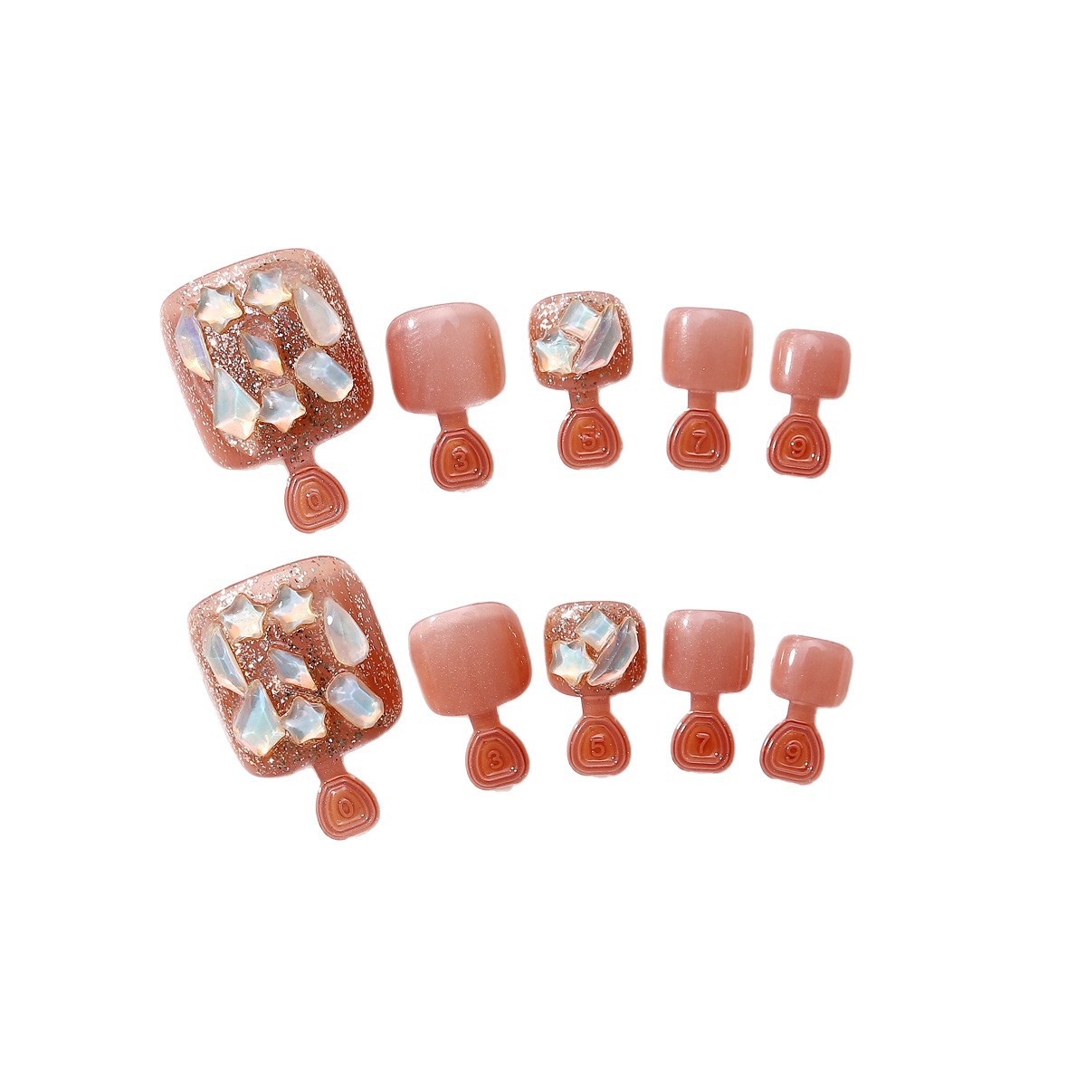 Usado en verano, uñas, uñas, ojos de gato, pinzas, uñas de pie, uñas de pie, uñas de pie, uñas de pie, uñas