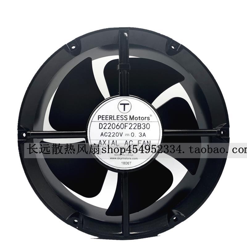 T PEERLESS Motors D22060F22B30 AC 220V 0.3A AXUAL AC FAN