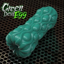 优客仕绿魔之卵异型颗粒倒模飞机杯男用另类自慰训练器情趣用品