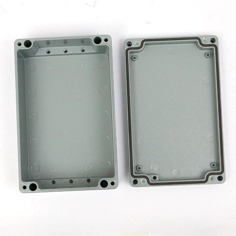 220*140*80 Waterproof junction box for electrical engineering dustproof sealed enclosure button terminal aluminum shell wholesale