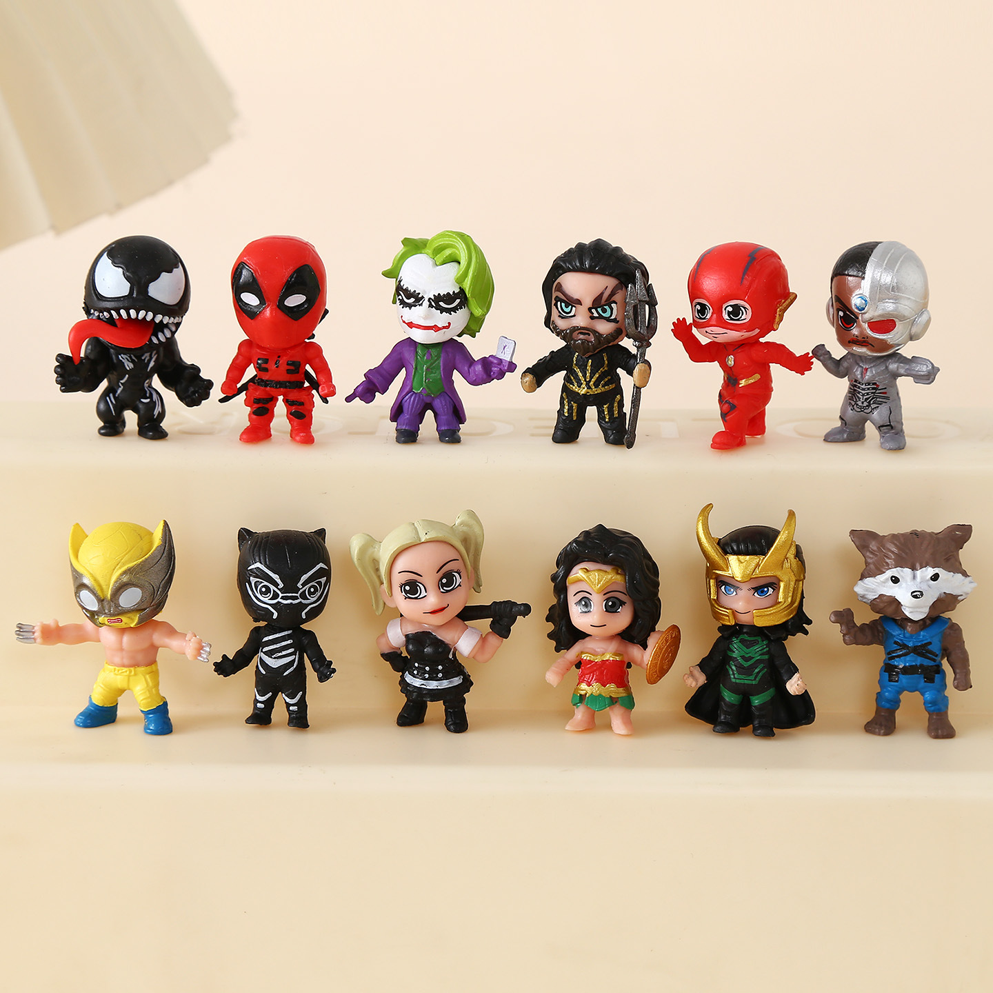 New Cartoon Anime Figurine Model Clown Venom DIY Micro Landscape Decoration Small Ornaments Wholesale
