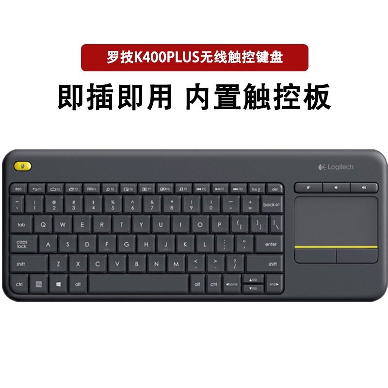 Genuine K400Plus Smart Tv Notebook Desktop Touch Wireless Touchpad Keyboard Youlian