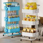 厨房置物架落地放菜小推车家用果蔬菜篮子零食多层收纳架子储物