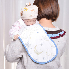 Newborn baby spitting towel, shoulder pad, saliva towel, U-shaped bib, folding triangle towel, baby large bib