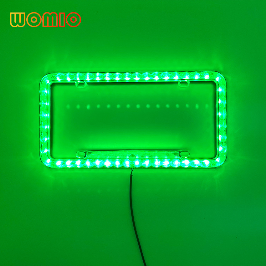 Luz LED estándar estadounidense de 48 LED con función de intermitente para marco de matrícula de coche, suministro directo de fábrica._voghion.com