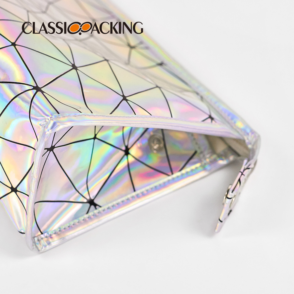 Internet celebridad ins estilo lavado bolsa impermeable portátil colorido láser cosméticos bolsa de almacenamiento bolsa de lavado de viaje