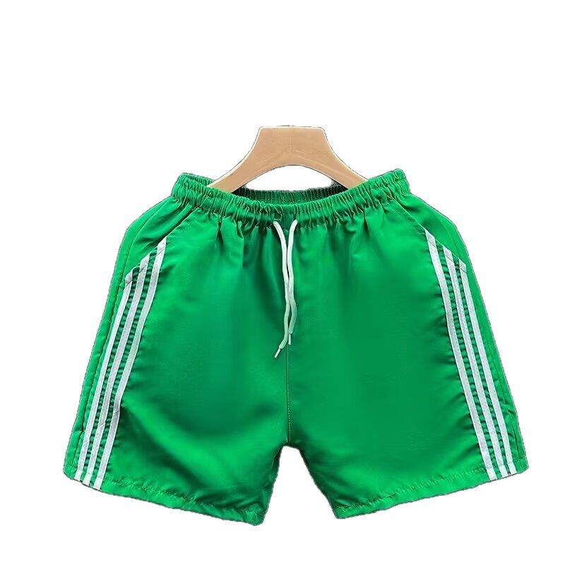 Pantalones de secado rápido de verano, pantalones cortos casuales para hombres, rayas de moda, pantalones deportivos sueltos, pantalones de moda transfronterizos