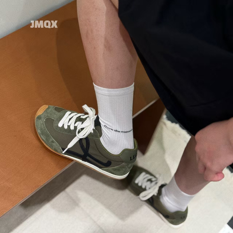 本革カジュアルスポーツシューズ、多用途登山、アウトドアランニング、旅行、フィットネス、女性用ラージヘッド厚底アガルドトレーニングシューズ|undefined