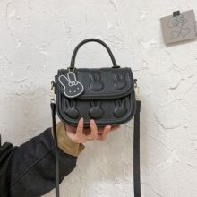 手工diy包包制作材料包 可爱兔子斜挎马鞍包送女友闺蜜生日礼物