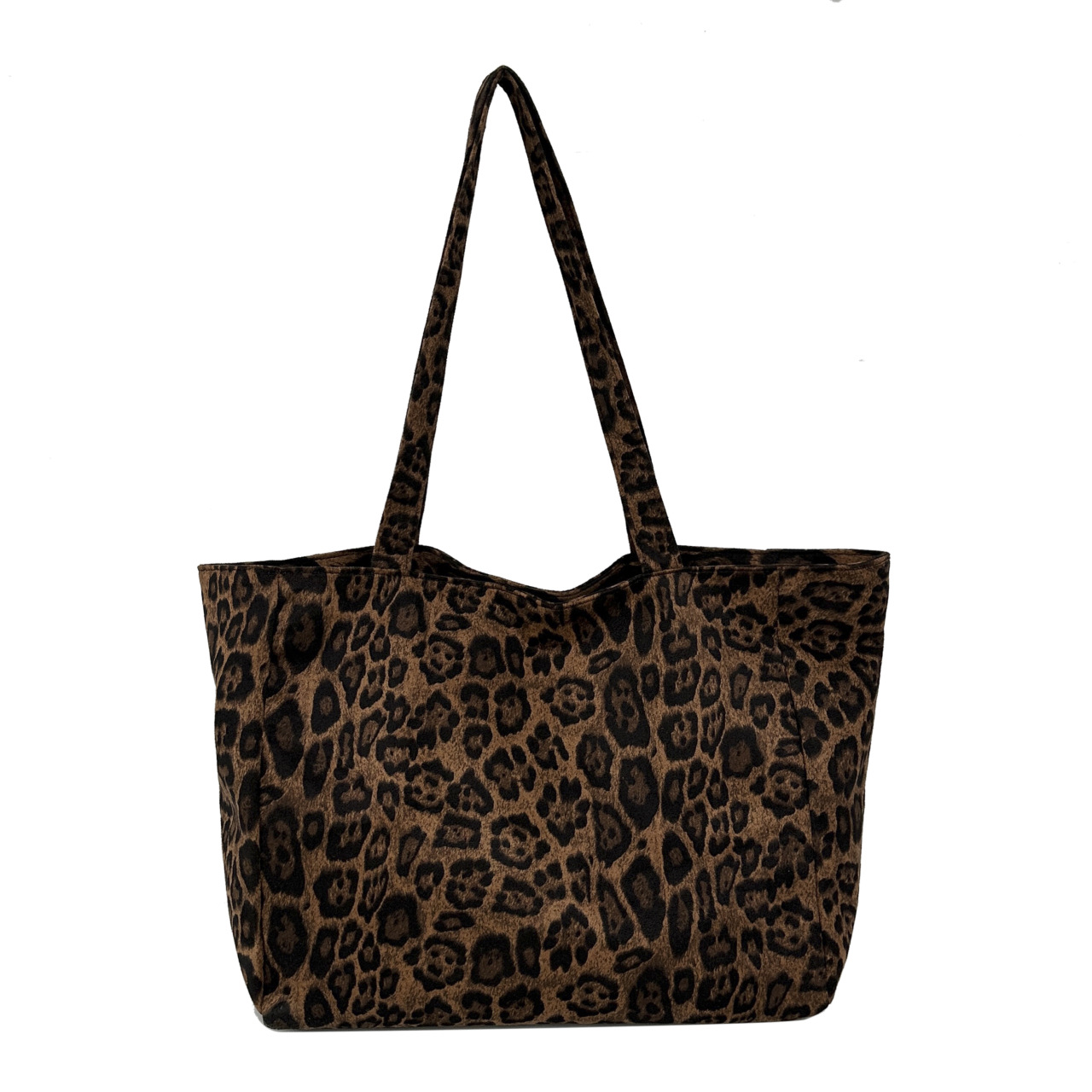 Saco tote com estampado leopardo mala de ombro retro_voghion.com