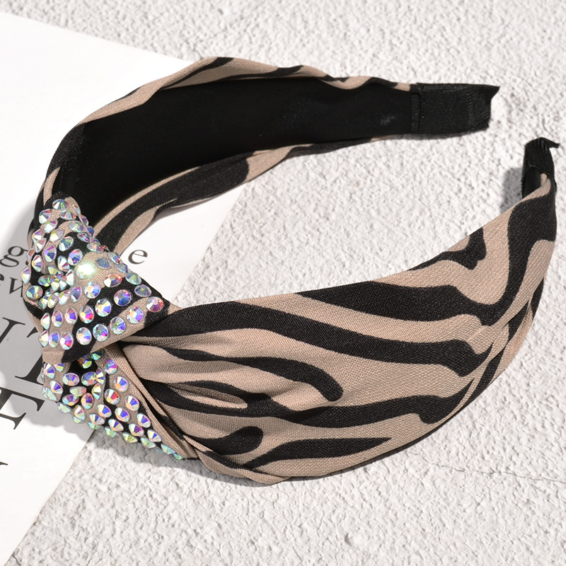 Bandeau Strass Mode Rayures display picture 7