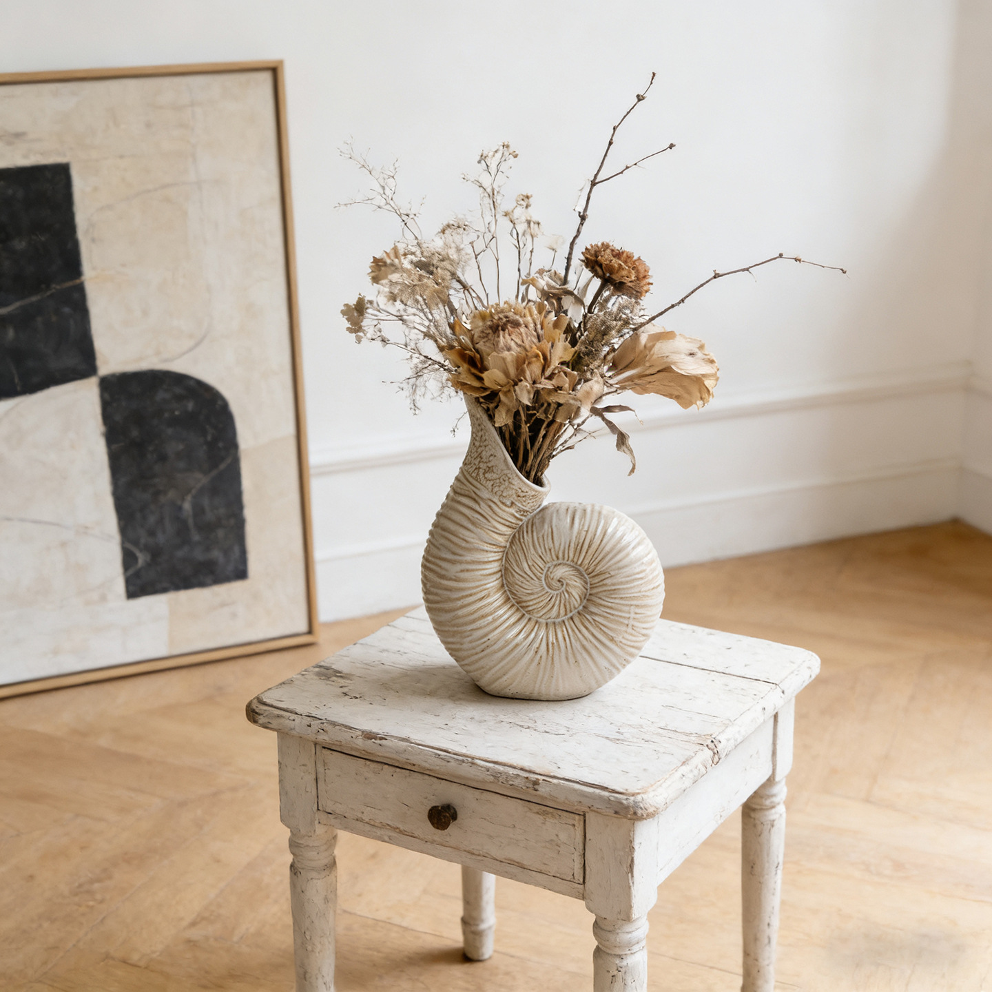 Vaso a spirale di grande impatto, decorazione scultorea in ceramica · Valorizza istantaneamente il tuo spazio_voghion.com