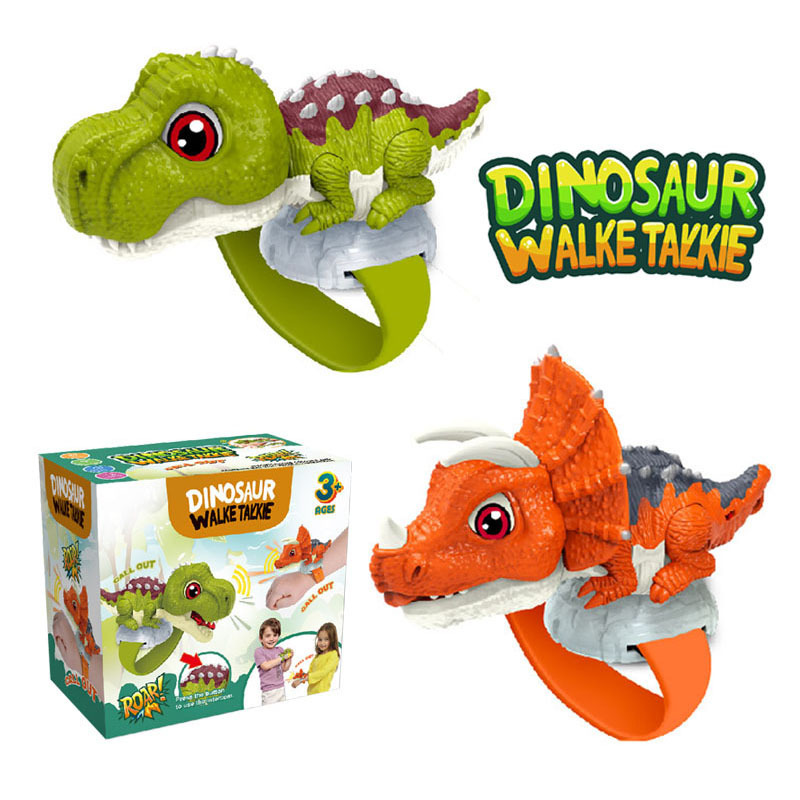 Transfronterizos nuevos dinosaurios niños radioeléfono Amazon portable triceratón buscapersonas juguetes para niños