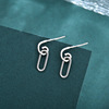 Small summer earrings, silver 925 sample, simple and elegant design