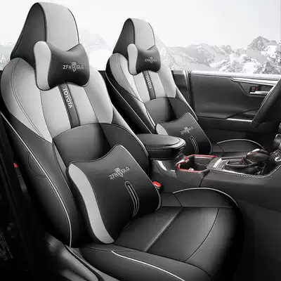 seat covers, Toyota CHR seat cushions — Modelə uyğun (Original) oturacaq örtükləri - black-and-gray-luxury-edition-note-the-model-year-rear-seats-fully-covered
