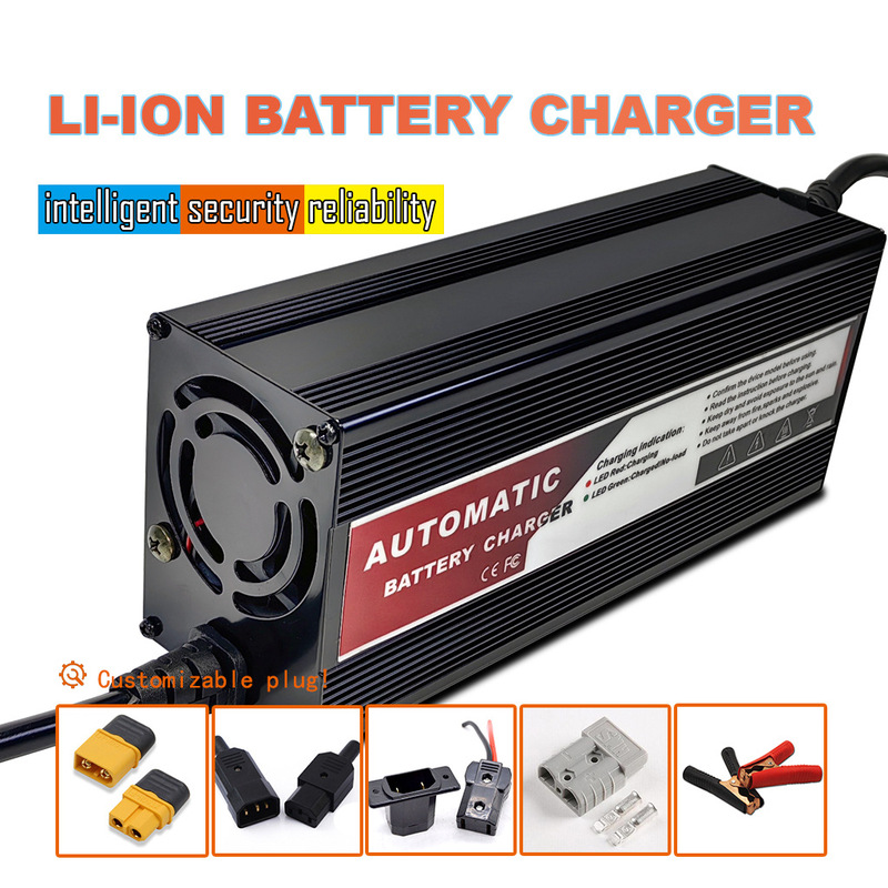 Wholesale 12V24V High-Power Aluminum Alloy Lithium Battery Smart Charger Energy Storage Power Supply Rv Battery Manufacturer