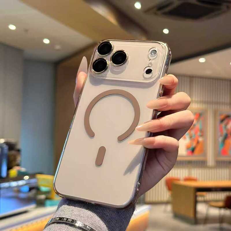 超薄PC适用iPhone17promax手机壳精孔护镜磁吸苹果16全包保护套15|undefined