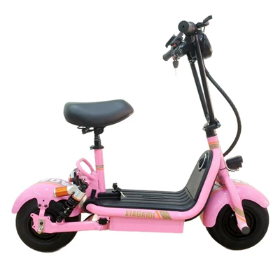 Scooter, Adult Electric Bike – Qatlanan elektrik skuterlər - pink