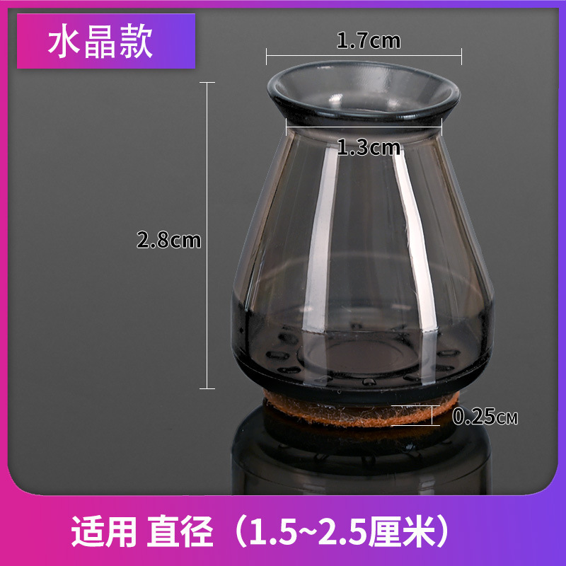クロスボーダーの新型シリコンゴムの縁の椅子の足カバーの寝室のお茶の家庭用の静音の厚いテーブルの椅子の足のマットの工場の卸売り|undefined