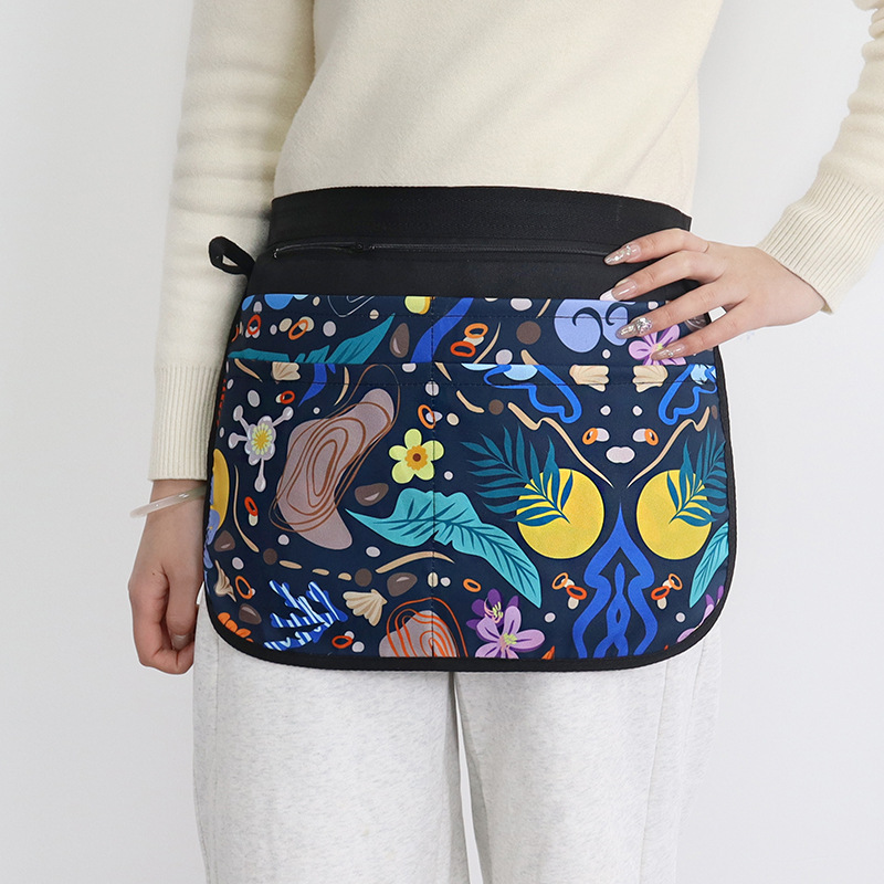 Falda corta estilo B de la serie de pintura abstracta