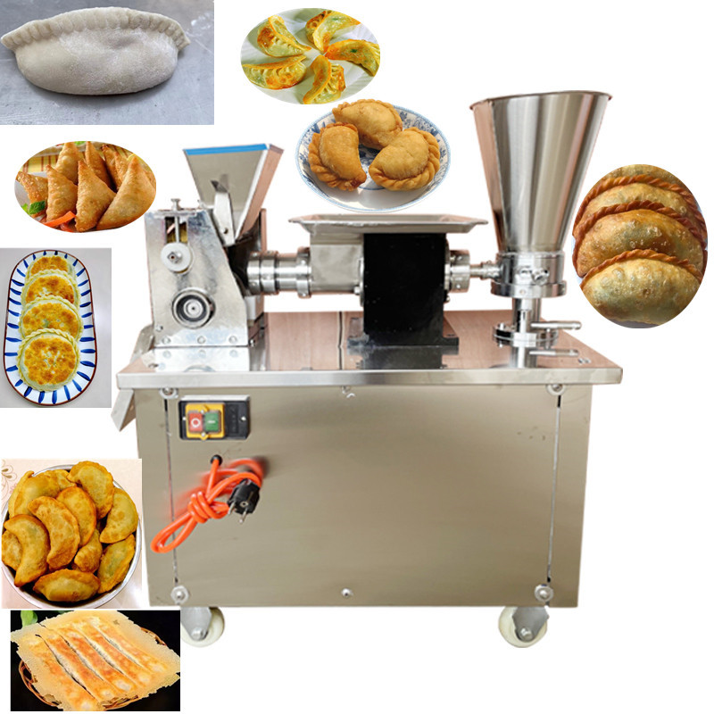 Máquina para hacer dumplings totalmente automática de acero inoxidable, fabricante de máquinas multifuncionales comerciales para hacer 80 dumplings, máquina para hacer dumplings imitación hecha a mano