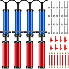 【華宝】越境爆金8セット空気入れ携帯ミニ手動空気入れボール類バスケットボールサッカー