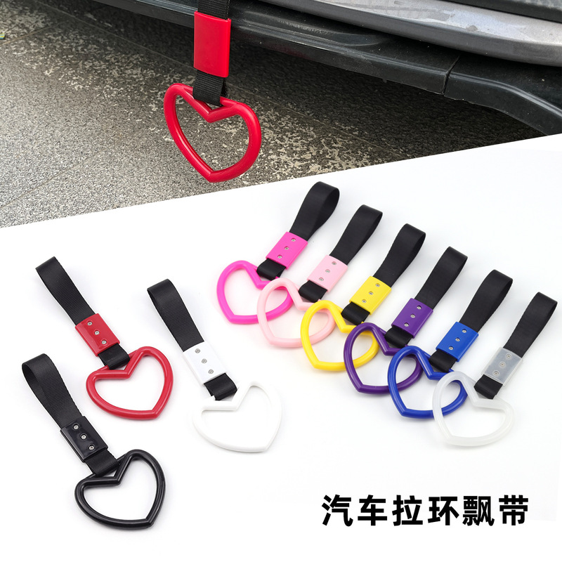 Amazon Cross-Border Factory Direct Sales Car Decoration Heart-Shaped Pull-Tab Car Interior Hanging Accessory Modified Car Pendant Amazon Cross-Border Factory Direct Sales Car Decoration Heart-Shaped Pull-Tab Car Interior Hanging Accessory Modified Car Pendant